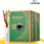 Cable 22/4 Blanco Sólido