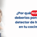 ¿Por qué nunca deberias poner un detector de humo en tu cocina?